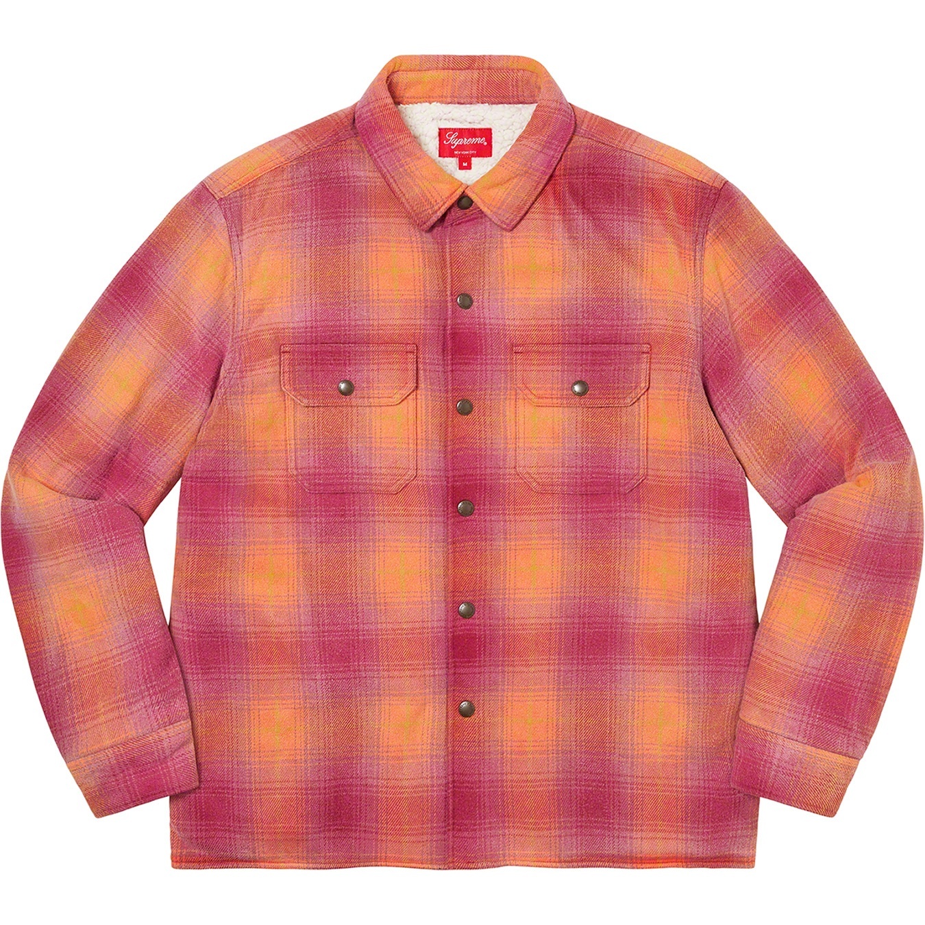 Shearling Lined Flannel Shirt view 3